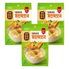 풀무원 1분즉석국 계란북엇국, 30g, 3개