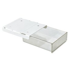 免打孔桌下隱藏抽屜式收納盒 L號, 單色, 1組