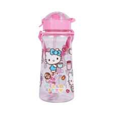 LILFANT Hello Kitty 吸管水壺, 粉色, 450ml, 1個