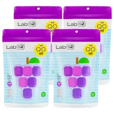 Lab52 齒妍堂 無糖QQ糖, 葡萄, 87.5g, 4包