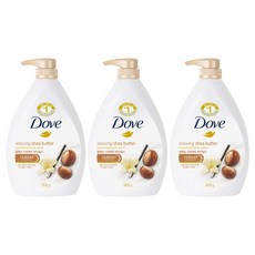 도브 릴랙싱 시어버터 바디워시, 1kg, 3개
