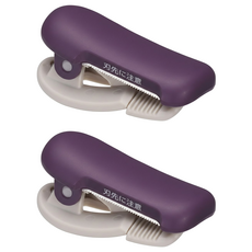 KOKUYO 國譽 ME 夾式膠台 KME-TSM400DV 適用10-15mm寬度膠帶, 紫色, 2個