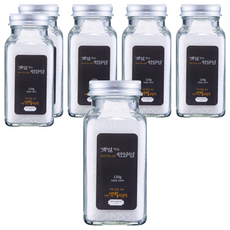 해광손봉훈신안갯벌 갯벌먹은 천일염, 120g, 6개