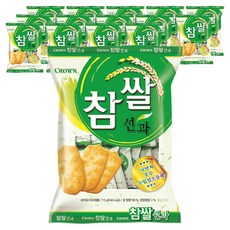 크라운 참쌀선과, 115g, 15개