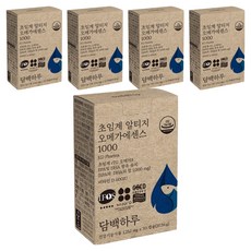 Danbaekharu rTG Omega 3魚油保健膠囊1000, 30顆, 5盒