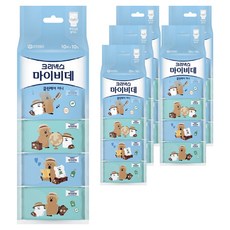 마이비데 클린케어 미니 화장실용 물티슈, 200g, 10매, 60개
