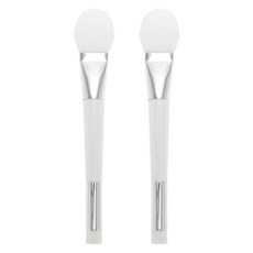 小麥購物 雙頭潔顏矽膠面膜刷 L435, 顏色隨機, 2支