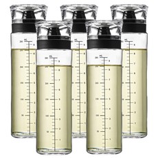 comet 玻璃矽膠油瓶, 300ml, 5個