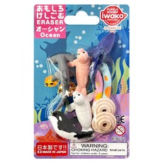 Iwako 造型橡皮擦 Set 日本製造, 海洋, 1組
