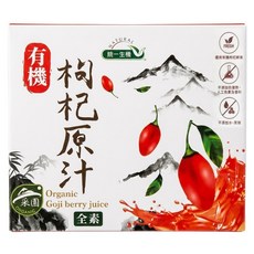 統一生機 有機枸杞原汁 10包, 300ml, 1盒