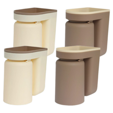 MONACO OLIVE Milknut 漱口杯 2件組, 牛奶白, 焦糖色, 2套