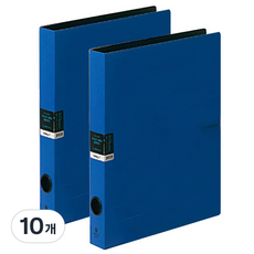 morning glory 雙色D型環活頁夾 3孔 25mm, 10個, 藍色