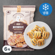 신라명과 오갓빵 통단팥파이 12p (냉동), 420g, 6개