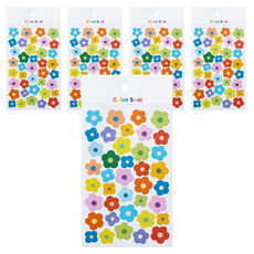 타이탄 다꾸 스티커 6p, 잔꽃, 5세트