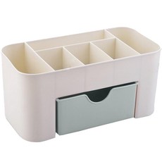 아뚜 다용도 서랍 화장품 책상 수납 정리함, 그린, 1개