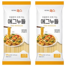 대한제분쿡스 에그누들, 500g, 2개