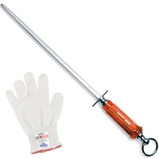 F.DICK Combi Yasuri 磨刀器 7 5982 30 + 安全手套紅色套裝