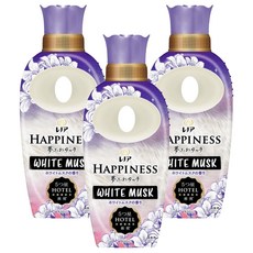 Lenor 蘭諾 日本原裝進口 5星級衣物香水柔軟精 白麝香, 450ml, 3瓶