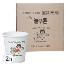 Neulpuleun 俏皮女孩貝琪 紙杯 198ml, 500入, 2個