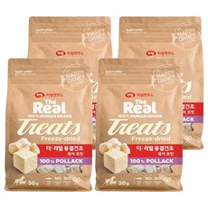 하림펫푸드 더리얼 강아지 동결건조 북어 트릿, 북어맛, 30g, 4개