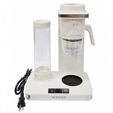 Roommi Coffee Addict 自動研磨美式咖啡機 原廠保固, RMCM01, 白色, 1入