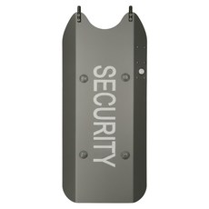 中保防災科技 防暴臂盾 含三段LED燈/破窗器 ZZ-03-01 厚0.34 x 28 x 68cm 2kg, 1個