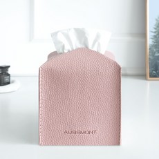 허니잼 미니 사각 가죽 각티슈커버, 인디핑크