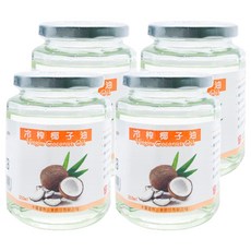 Bakerking 卡羅 冷榨椰子油 350ml, 4罐