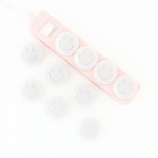 ARTEX CORP 韓國製矽膠插座安全蓋, 半透明, 10個