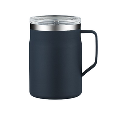 Water Hama 不鏽鋼辦公桌馬克杯隨行杯 550ml, 1個, 霧霾藍