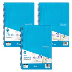 ECO Chungwoon A4 線圈資料夾 50頁, 顏色隨機, 3本
