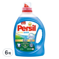 퍼실 엑스퍼트 실내건조 겸용 액상세제 본품, 2.7L, 6개