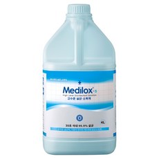 메디록스 S 일반용 고수준 살균 소독제 탈취제 리필, 4L, 1개