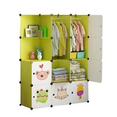 GAPANG 動物玩偶組裝式衣櫃, 綠色
