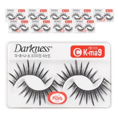 Darkness 頂級假睫毛, ck-ma9號, 10個