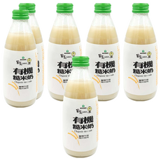 羅董有機糙米奶，無添加香料及食品添加物，高溫高壓殺菌，絕不添加防腐劑, 245ml, 6瓶