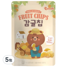 韓爸田園日記 蜜柑片,5包-寶寶天然水果零食，無添加，富含維生素C, 10g