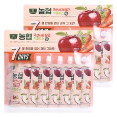 Nonghyup 韓國產蘋果紅蘿蔔汁, 100ml, 14個