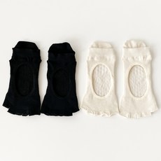 View Home 防滑皮拉提斯露趾襪 2雙組