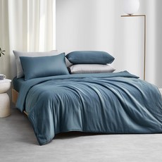J-bedtime 床寢時光 高質感素色石墨烯 天絲被套床包枕套組 SPM7789L-H