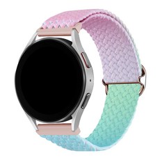 스페이스쉴드 갤럭시워치 호환 버클형 파스텔 스트랩 20mm, 핑크라임믹스, 1개