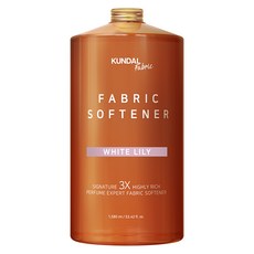 KUNDAL 昆黛爾 3倍濃縮衣物柔軟精 白百合香, 1.58L, 1瓶