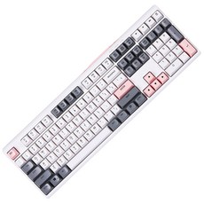 Monstar GUTS Bogul Bogul 5代 有線薄膜標準型鍵盤, 蜜桃優格, GUTS X108, 製造商軸