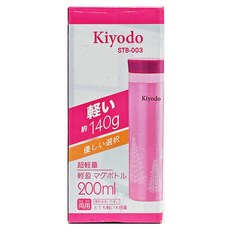Kiyodo 超輕量輕盈保溫杯, 粉色, 200ml, 1個