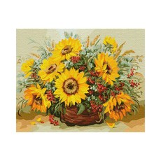 Play About DIY手繪名畫組40*50cm 向日葵花籃