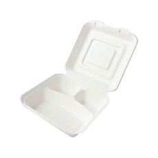 PACKAGE HERO 紙漿方形午餐盒 32 號, 1入, 100個