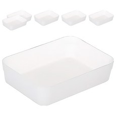 KEYWAY 聯府 小寶來抽屜整理盒 13.2 x 18 x 4.5cm, 白色, 6個
