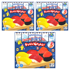 Kracie 葵緹亞 知育果子 DIY 壽司小達人, 日本製造, 無需烘焙, 單件, 3盒