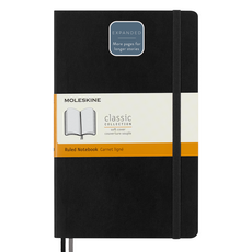 몰스킨 클래식노트 익스팬디드 룰드 라지, 블랙, 1개