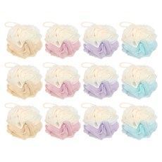 SHABATH 每日日常雙色沐浴球 4種 x 45g 套組, 粉紅色, 黃色, 藍色, 紫羅蘭色, 4入, 3套